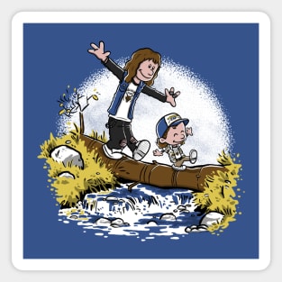 Eddie and Dustin Magnet